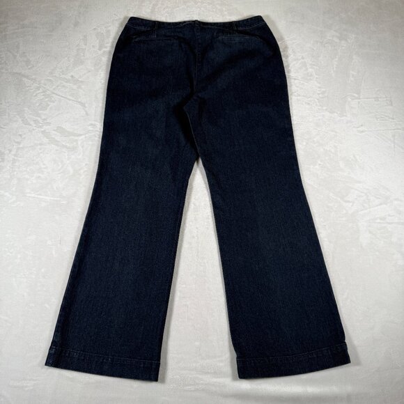 Talbots Heritage Jeans Women Size 16 33 Boot Cut High Rise Cotton Blend Denim - Picture 8 of 10